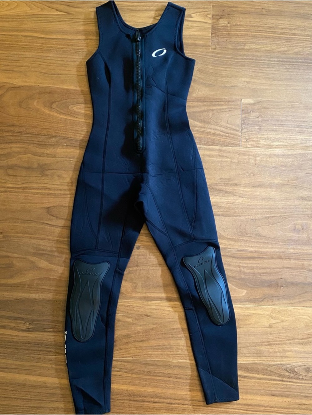 Oceanic 3mm Wetsuit Small Black Sleeveless Scuba Dive Suit